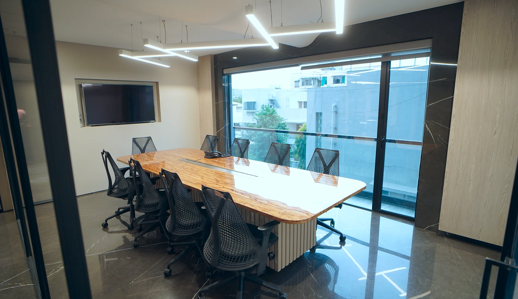 Breakout area inside Ahmedabad JMJ office space